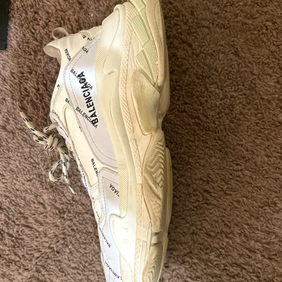 Balenciaga Triple S Allover Logo - Picture 1 of 3